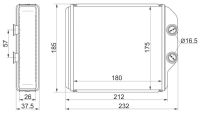 Радиатор отопителя салона TG-RIH0034/87107-44010 * Ti•GUAR