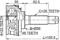 ШРУС JC21006 (43470-29315) * JIKIU